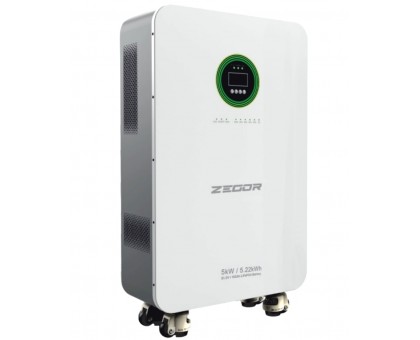 Гибридный инвертор Zegor YCN5000 48V батарея 5 кВт 48В