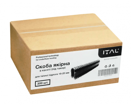 Скоба якорная для Такера ITAL 40 мм 16-20 мм 300 штук (1043253)