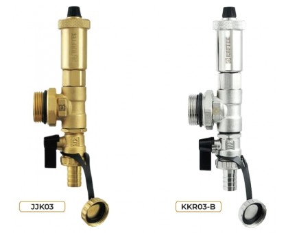 Конечный элемент коллектора RAFTEC 1'' JKK03 водяного теплого пола