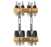 Коллектор теплого пола Raftec 1"х3/4" ЕК на 2 выхода (LCR-1.2)