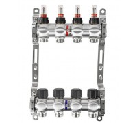 Коллектор теплого пола Raftec 1"х3/4" INOX на 2 выхода (RC03-02)