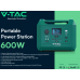 Портативная зарядная станция V-TAC Power Station VT-606N 600Вт
